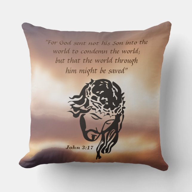 John 3:17 kudde (Framsida)