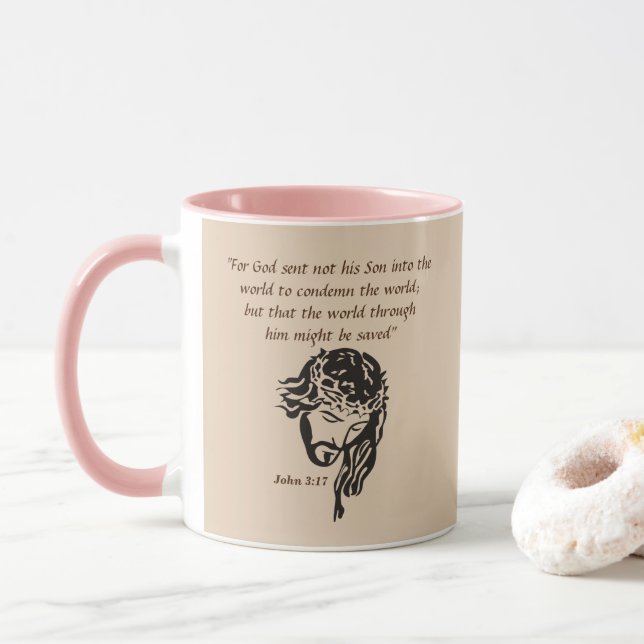 John 3:17 mugg (Med munk)