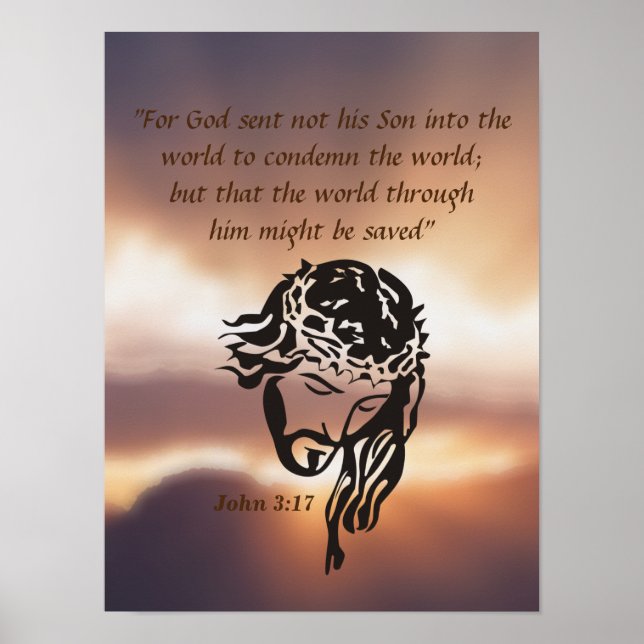 John 3:17 poster (Framsidan)