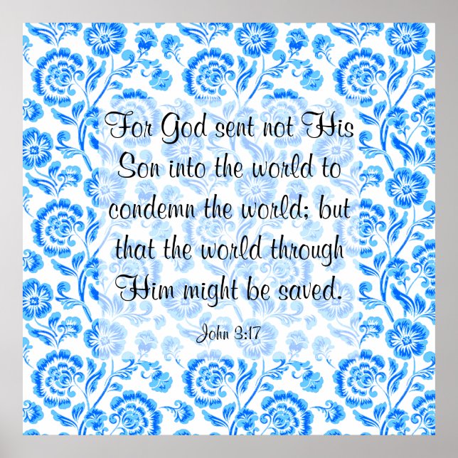 John 3:17 Poster (Framsidan)