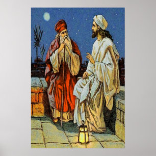 John 3:1-21 Du måste vara född en ny Poster