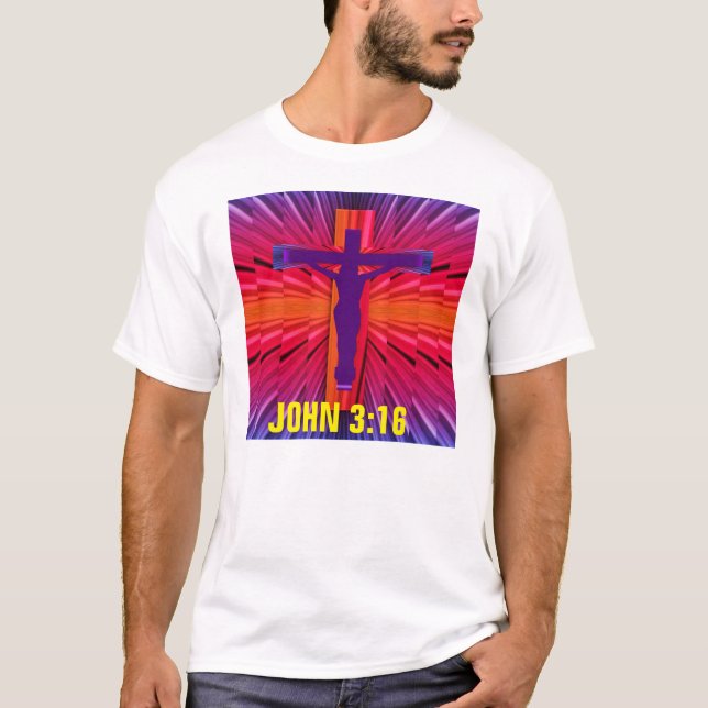 JOHN 3:3, Kristna T-shirts (Framsida)
