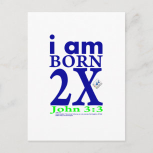 John 3:3 vykort
