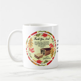 John 6:35 BREAD OF LIFE Thanksgiving Kaffemugg