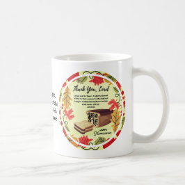 John 6:35 BREAD OF LIFE Thanksgiving Kaffemugg