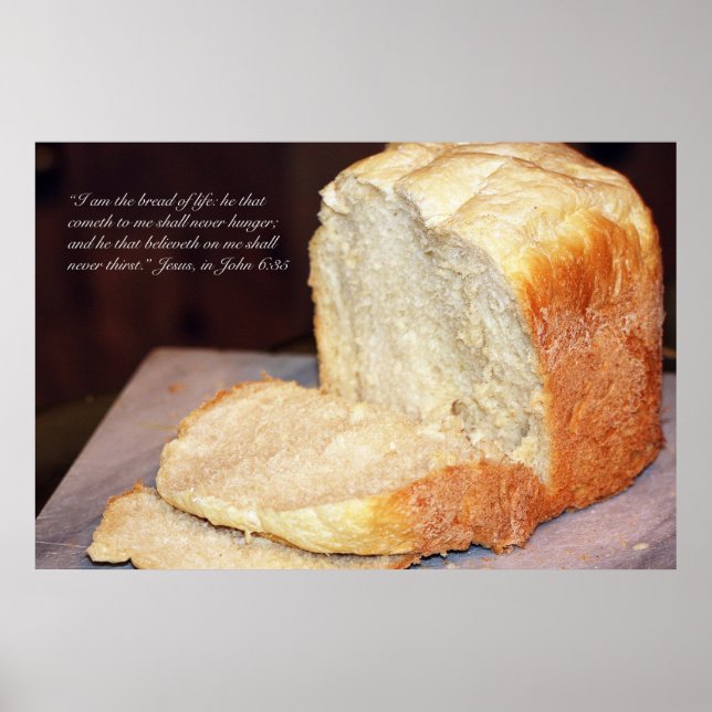 John 6:35 Scripture Poster (Framsidan)