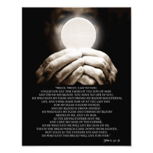 JOHN 6, 52-58 FOTOTRYCK