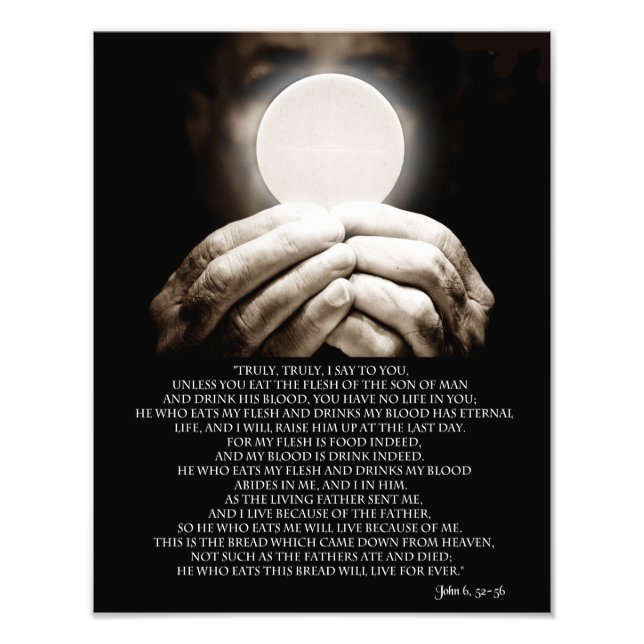 JOHN 6, 52-58 FOTOTRYCK (Framsidan)