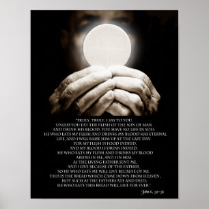 JOHN 6, 52-58 POSTER