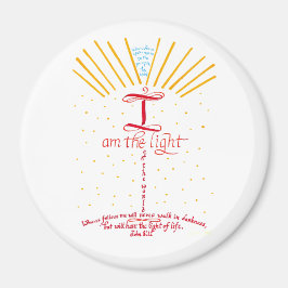 John 8 12 Jesus Bible Verse Magnet