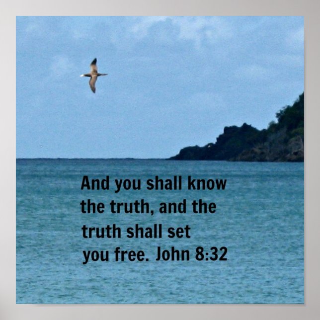 John 8:32 poster (Framsidan)