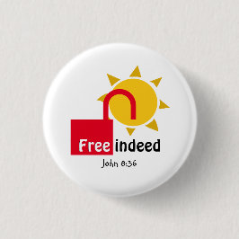 John 8:36 FREE INDEED Anpassade Christian Knapp