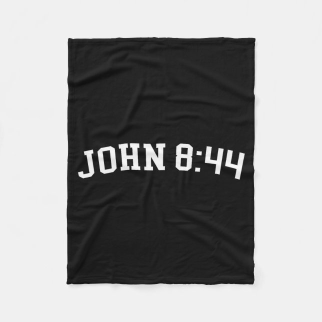John 8_44  fleecefilt (Framsidan)