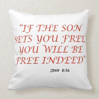 John 8 versescripture för 36 bibel av tro 1029,02 kudde