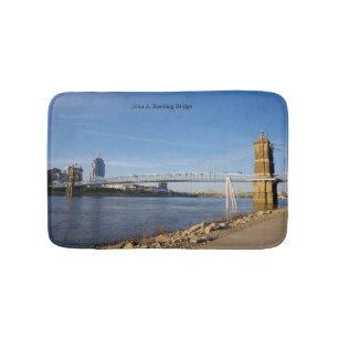 John A. Roebling Bridge bathmat Badrumsmatta