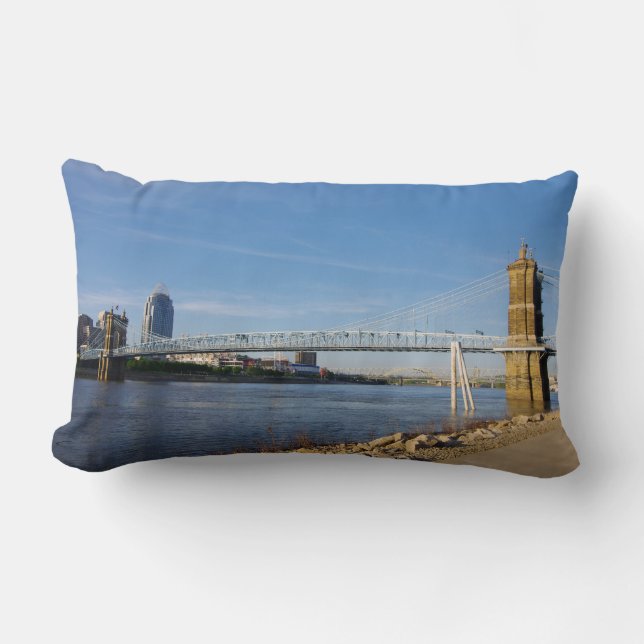 John A. Roebling Bridge lumbar-kudde Lumbarkudde (Framsida)