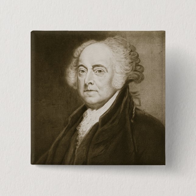 John Adams 2nd president av Förenta staterna av Knapp (Framsida)