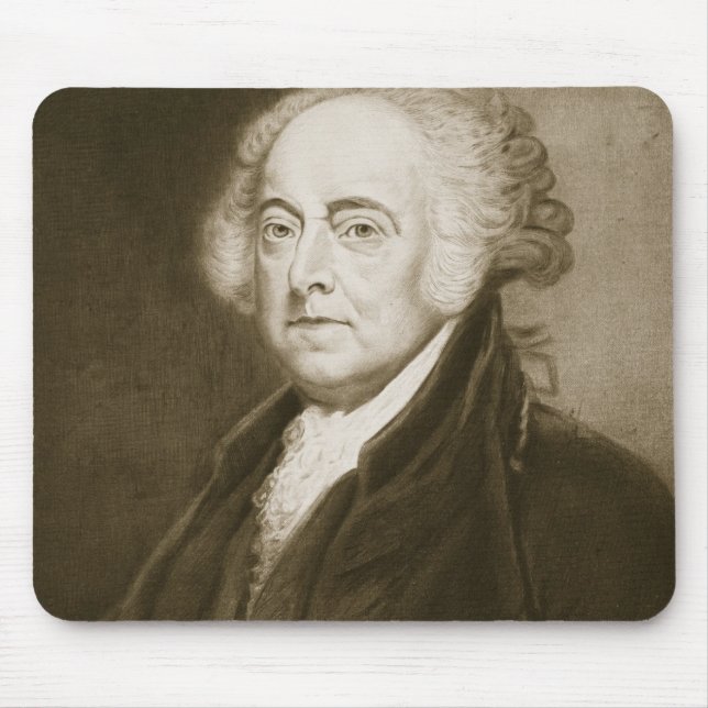John Adams 2nd president av Förenta staterna av Musmatta (Framsidan)