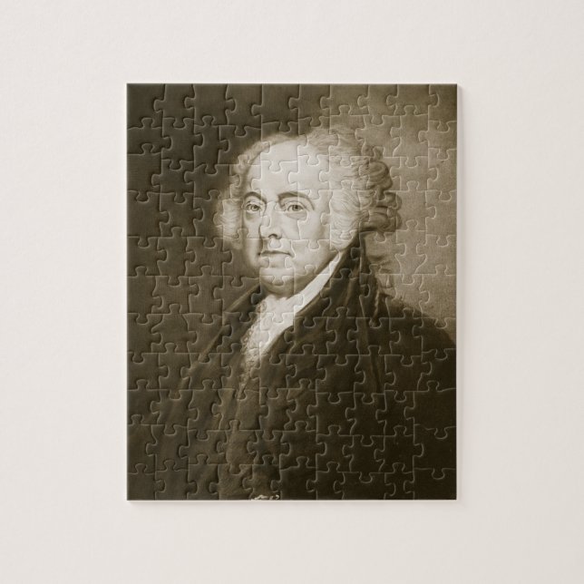 John Adams 2nd president av Förenta staterna av Pussel (Vertikal)