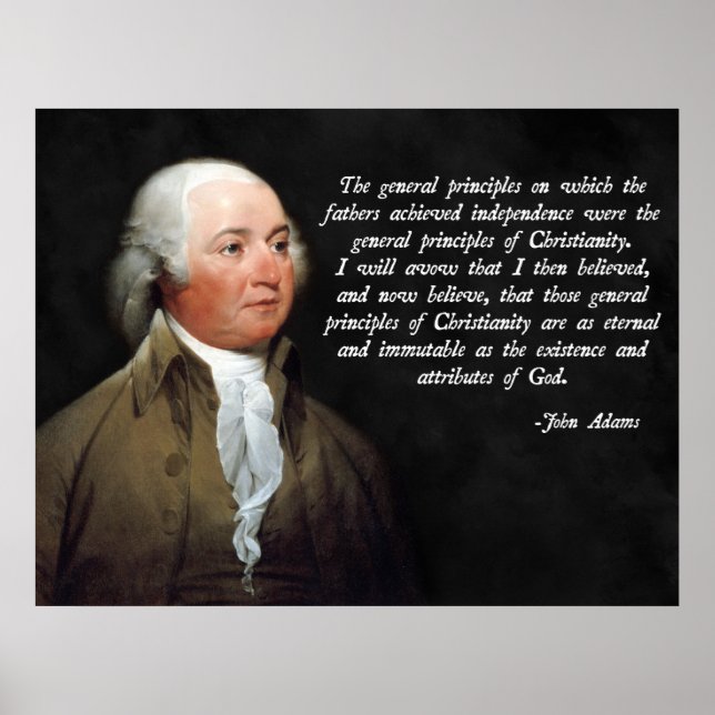 John Adams Christianity Poster (Framsidan)