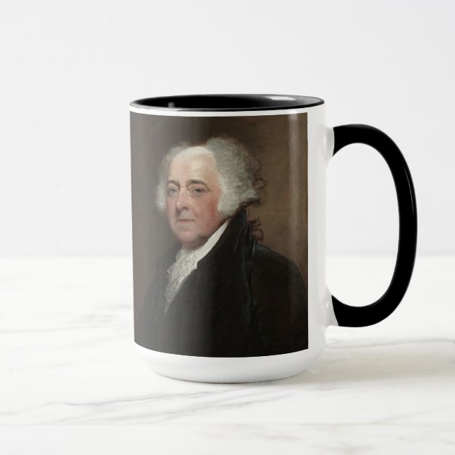 John Adams-citat Mugg (Höger)