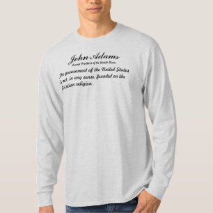John Adams citationstecken T Shirt