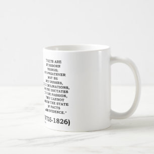 John Adams fakta är envisa saker bevisar Kaffemugg