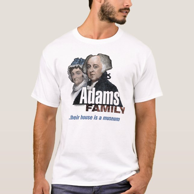John Adams familj Tee Shirt (Framsida)