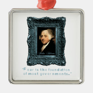John Adams: Mest Govts som baseras på skräck Julgransprydnad Metall