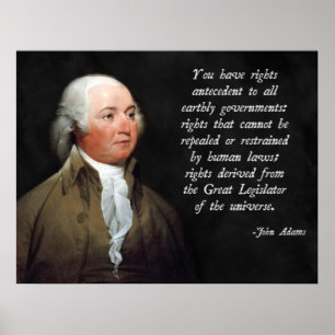 John Adams naturlag Poster