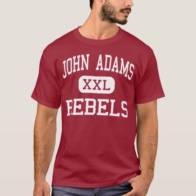 John Adams - rebeller - högstadium - Cleveland T Shirt (Framsida)