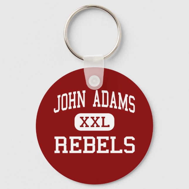 John Adams - Rebels - High School - Cleveland Ohio Nyckelring (Framsida)