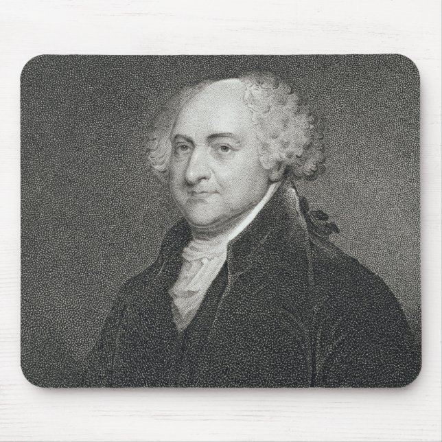 John Adams som inristas av James Barton Longacre Musmatta (Framsidan)