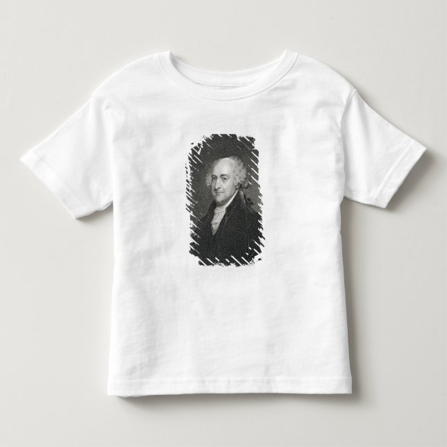 John Adams som inristas av James Barton Longacre Tee (Framsida)
