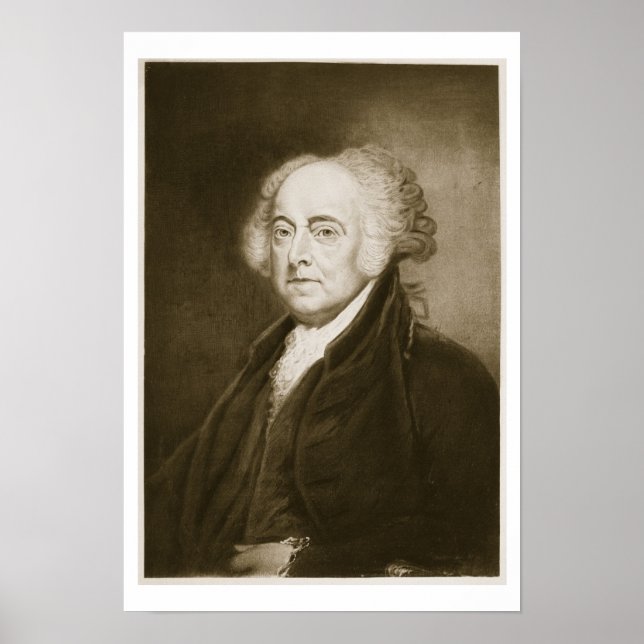 John Adams, Stater:s andra president Poster (Framsidan)