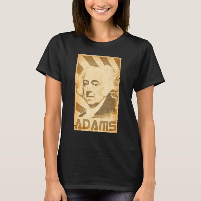 John Adams Torn Poster T Shirt (Framsida)