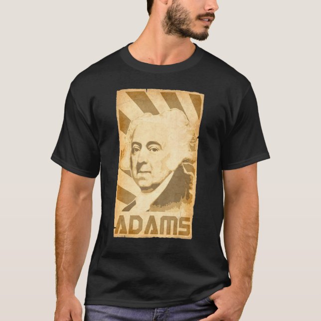 John Adams Torn Poster T Shirt (Framsida)