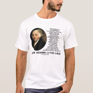 John Adams vetenskap av den regerings- T-shirt