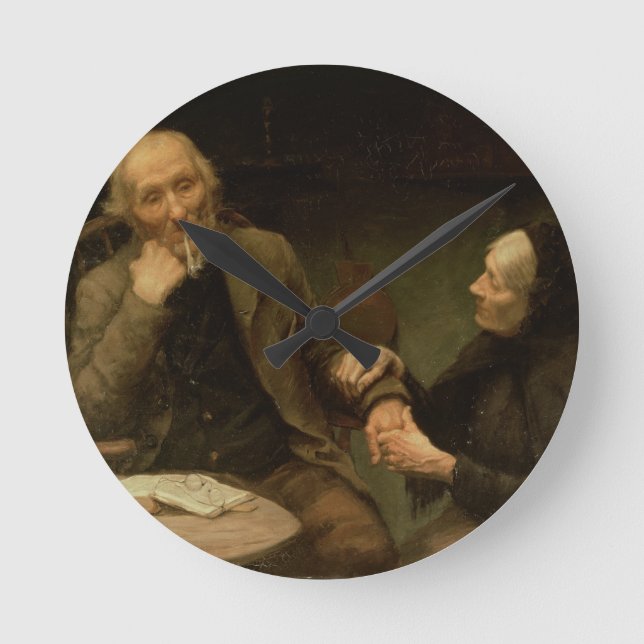 John andersson, min Jo, 1894 (olja på kanfas) Rund Klocka (Framsida)