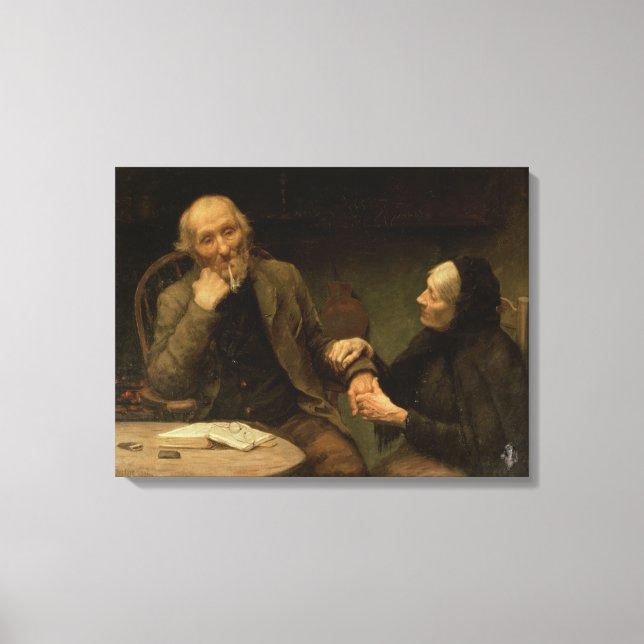 John Andersson, My Jo, 1894 (olja på canvas) Canvastryck (Framsida)