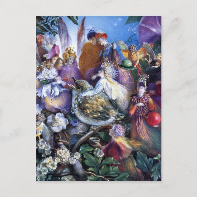 John Anster Fitzgerald: Början Vykort (Framsida)