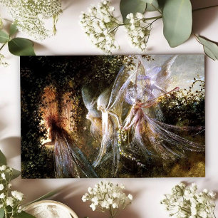 John Anster Fitzgerald Fairies och gotisk båge Vykort