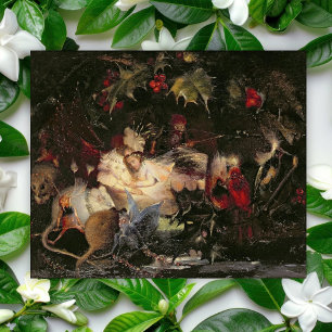 John Anster Fitzgerald The Fairy Bower Vykort