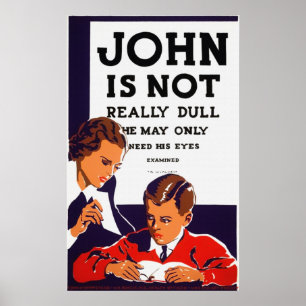 John är inte den egentligen tråkiga affischen poster