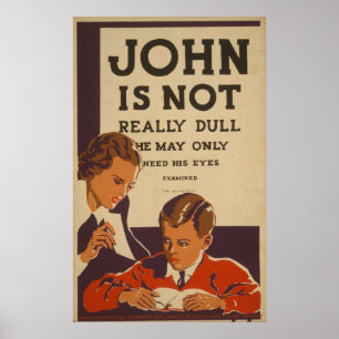 John är inte egentligen tråkig - den vård- poster