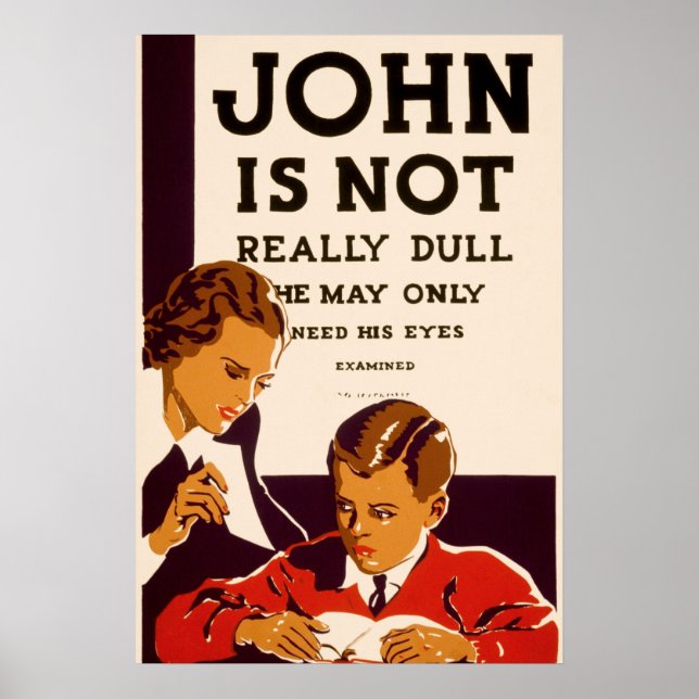 John är inte verkligen dull poster (Framsidan)