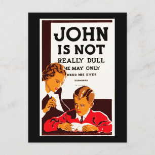John är inte Verkligen Dull Vykort