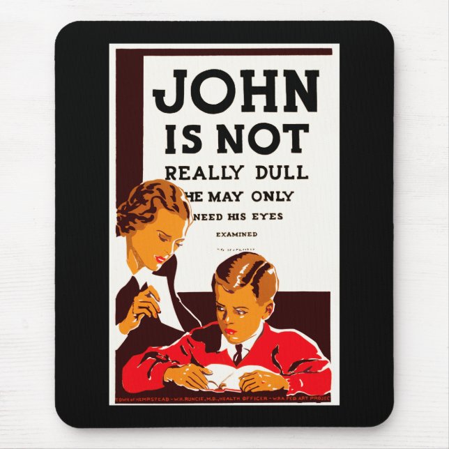 John är Not Verkligen Dull Musmatta (Framsidan)