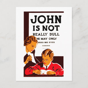 John är Not Verkligen Dull Vykort