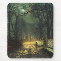 John Atkinson Grimshaw A moonlit lane 1874 CC0230